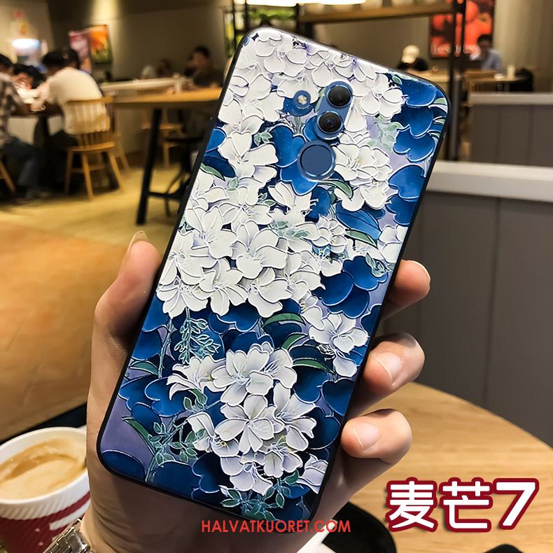 Huawei Mate 20 Lite Kuoret Pesty Suede Kotelo Vihreä, Huawei Mate 20 Lite Kuori Puhelimen Murtumaton