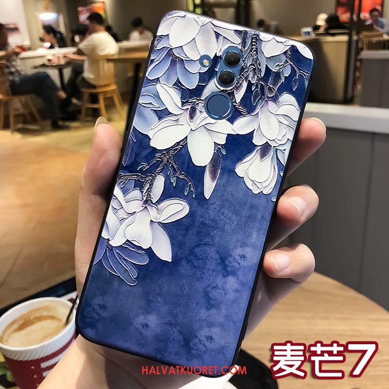 Huawei Mate 20 Lite Kuoret Pesty Suede Kotelo Vihreä, Huawei Mate 20 Lite Kuori Puhelimen Murtumaton