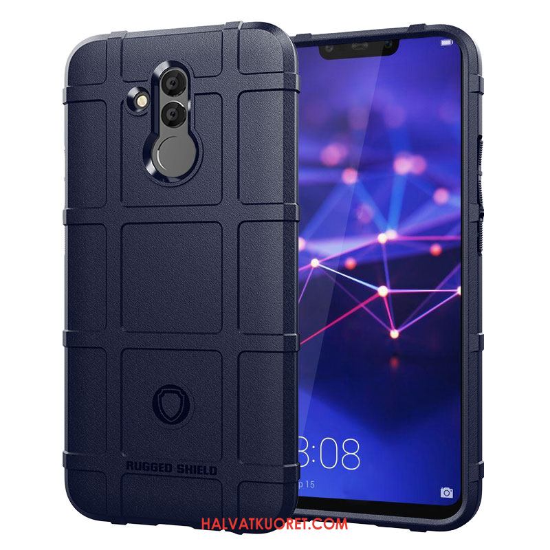 Huawei Mate 20 Lite Kuoret Pesty Suede Kukkakuvio, Huawei Mate 20 Lite Kuori Suojaus Ohut