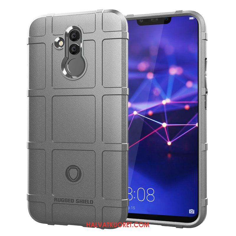 Huawei Mate 20 Lite Kuoret Pesty Suede Kukkakuvio, Huawei Mate 20 Lite Kuori Suojaus Ohut