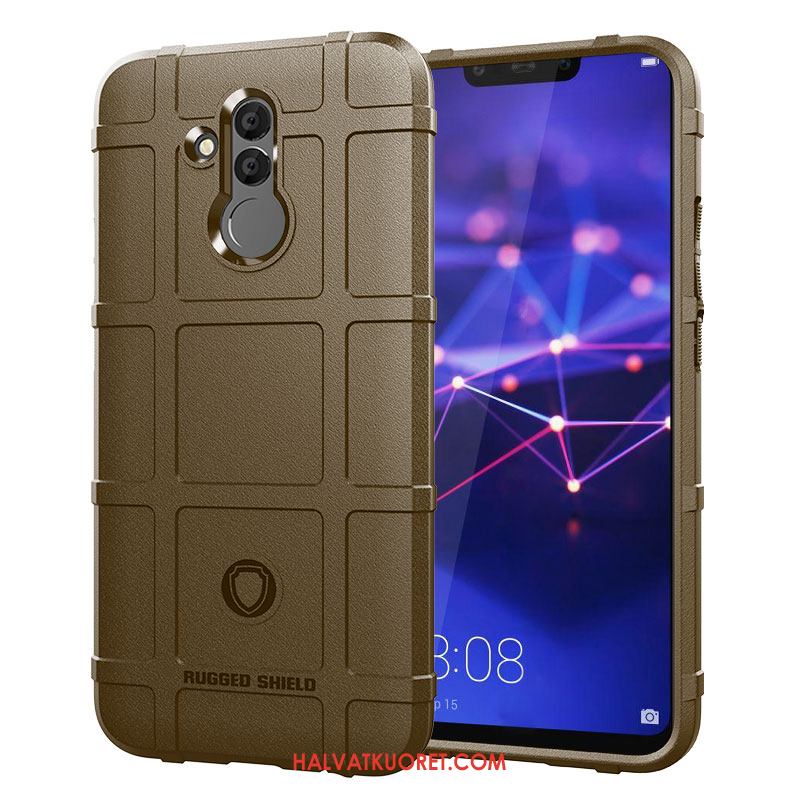 Huawei Mate 20 Lite Kuoret Pesty Suede Kukkakuvio, Huawei Mate 20 Lite Kuori Suojaus Ohut