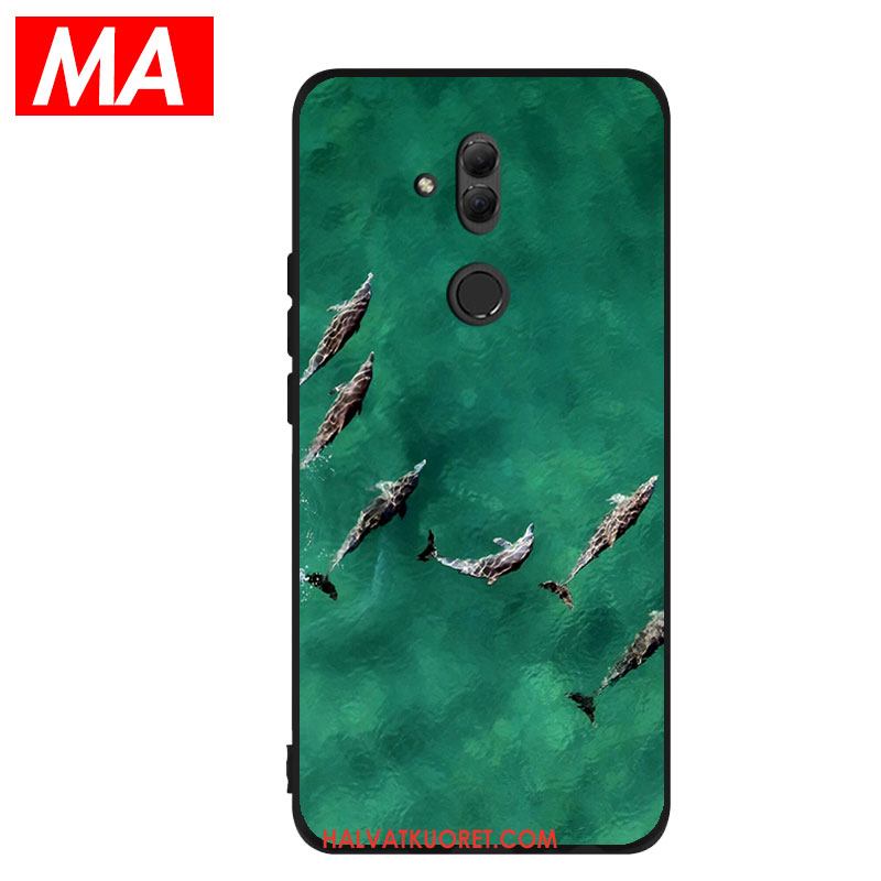 Huawei Mate 20 Lite Kuoret Puhelimen Sininen Pehmeä Neste, Huawei Mate 20 Lite Kuori Suojaus Vihreä