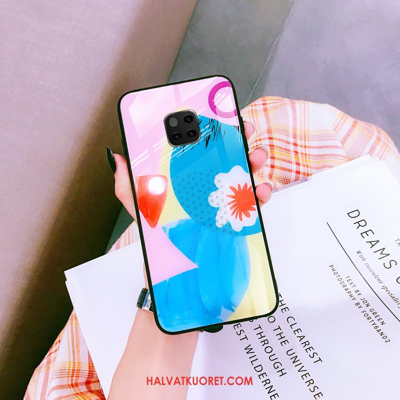 Huawei Mate 20 Pro Kuoret All Inclusive Sininen Tide-brändi, Huawei Mate 20 Pro Kuori Suojaus Lasi