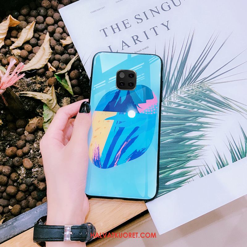 Huawei Mate 20 Pro Kuoret All Inclusive Sininen Tide-brändi, Huawei Mate 20 Pro Kuori Suojaus Lasi