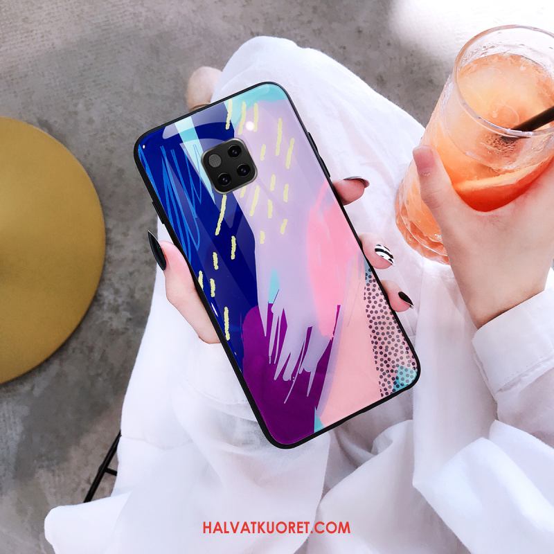 Huawei Mate 20 Pro Kuoret All Inclusive Sininen Tide-brändi, Huawei Mate 20 Pro Kuori Suojaus Lasi