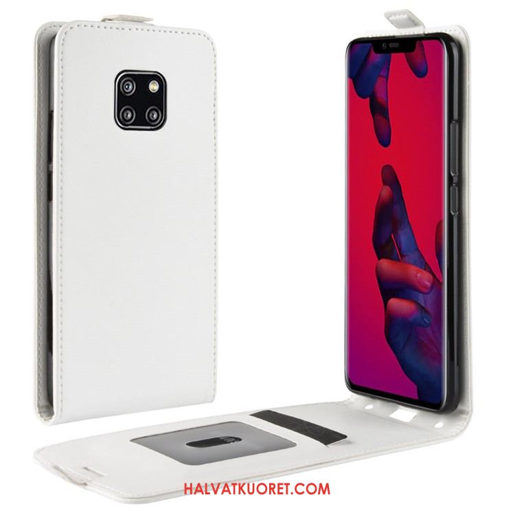 Huawei Mate 20 Pro Kuoret Kotelo Suojaus, Huawei Mate 20 Pro Kuori Punainen Nahkakotelo