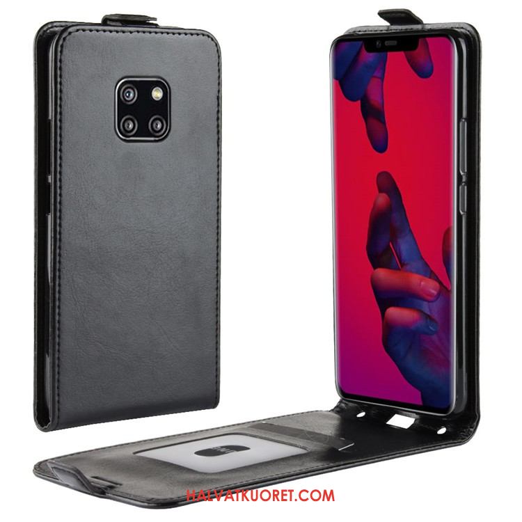 Huawei Mate 20 Pro Kuoret Kotelo Suojaus, Huawei Mate 20 Pro Kuori Punainen Nahkakotelo