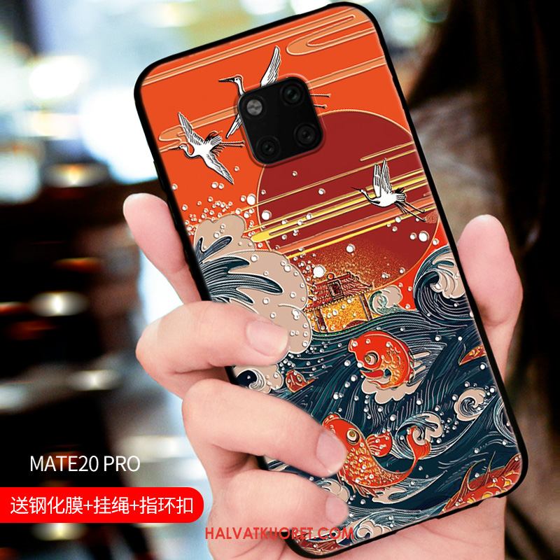 Huawei Mate 20 Pro Kuoret Luova Punainen Kotelo, Huawei Mate 20 Pro Kuori Uusi Silikoni