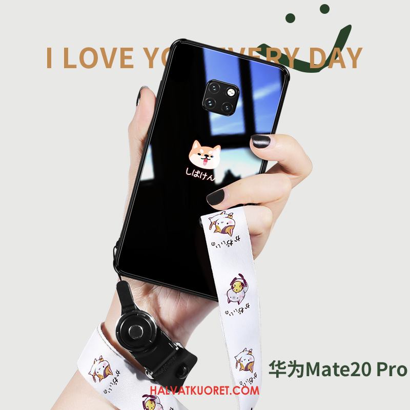 Huawei Mate 20 Pro Kuoret Net Red Silikoni Musta, Huawei Mate 20 Pro Kuori All Inclusive Persoonallisuus