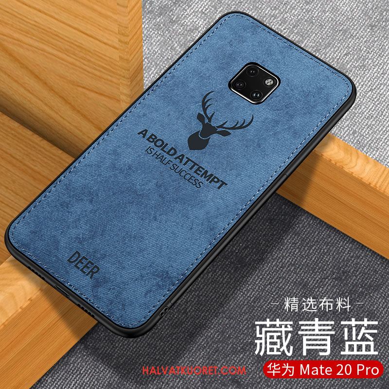 Huawei Mate 20 Pro Kuoret Sininen Kotelo Suojaus, Huawei Mate 20 Pro Kuori Kukkakuvio