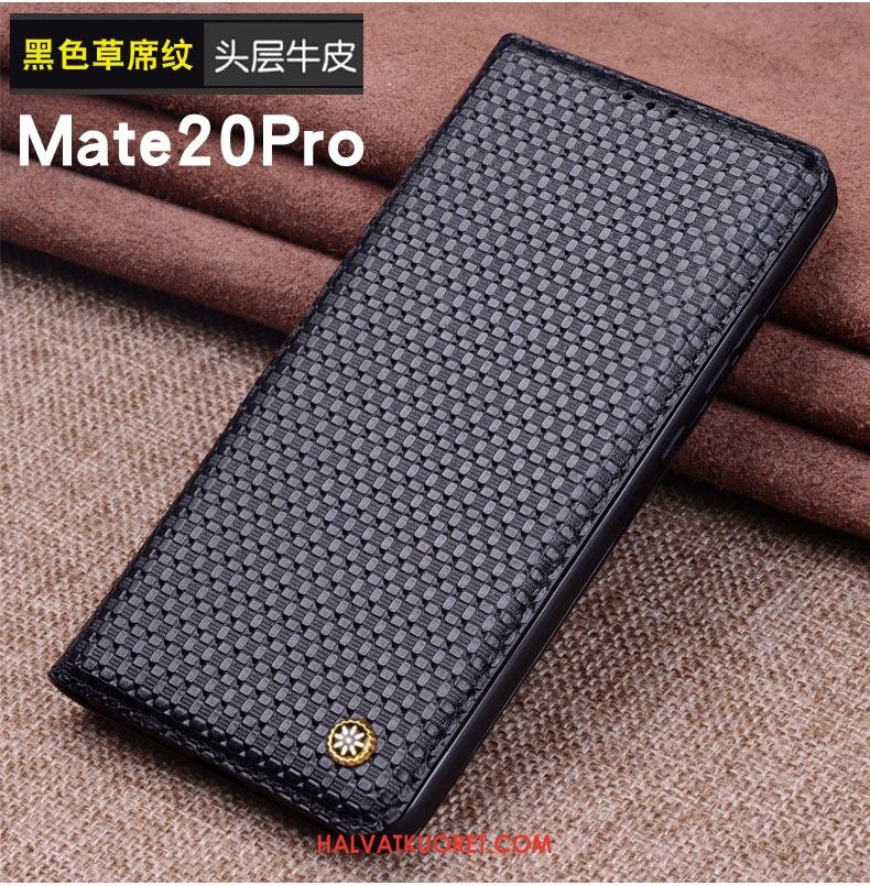 Huawei Mate 20 Pro Kuoret Suojaus L, Huawei Mate 20 Pro Kuori Kotelo Musta Braun