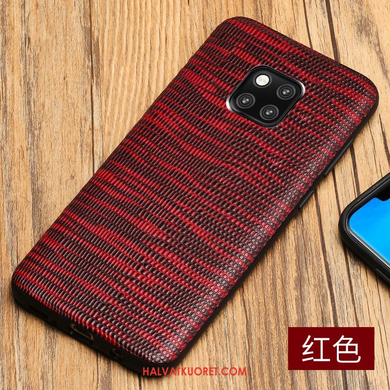 Huawei Mate 20 Pro Kuoret Tummansininen Kotelo Suojaus, Huawei Mate 20 Pro Kuori Aito Nahka Puhelimen