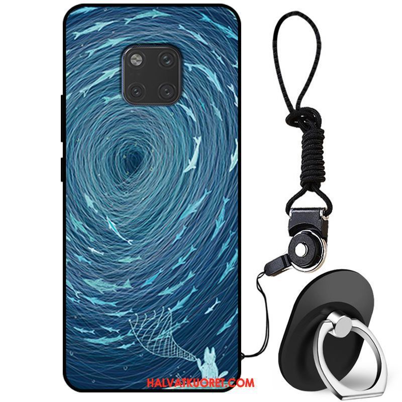 Huawei Mate 20 Rs Kuoret Valkoinen Silikoni Keltainen, Huawei Mate 20 Rs Kuori Malli Suojaus