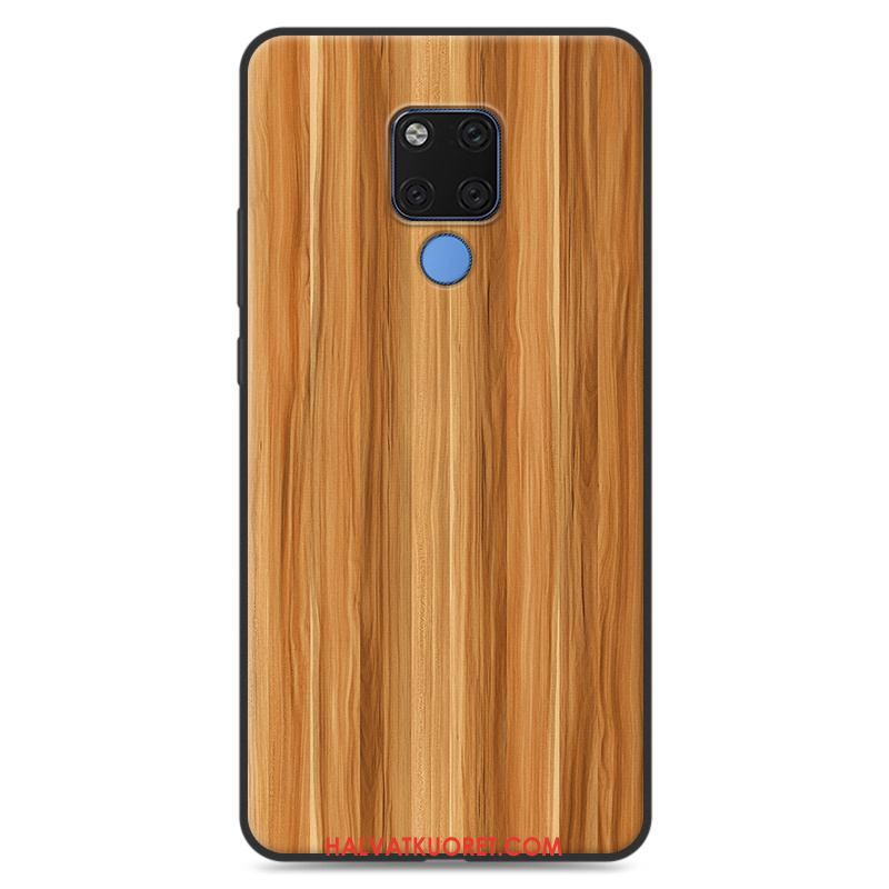 Huawei Mate 20 X Kuoret All Inclusive Trendi Pehmeä Neste, Huawei Mate 20 X Kuori Yksinkertainen Puulajit