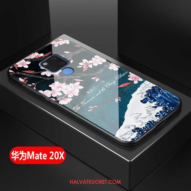 Huawei Mate 20 X Kuoret Karkaisu Silikoni Tila, Huawei Mate 20 X Kuori Persoonallisuus Kova