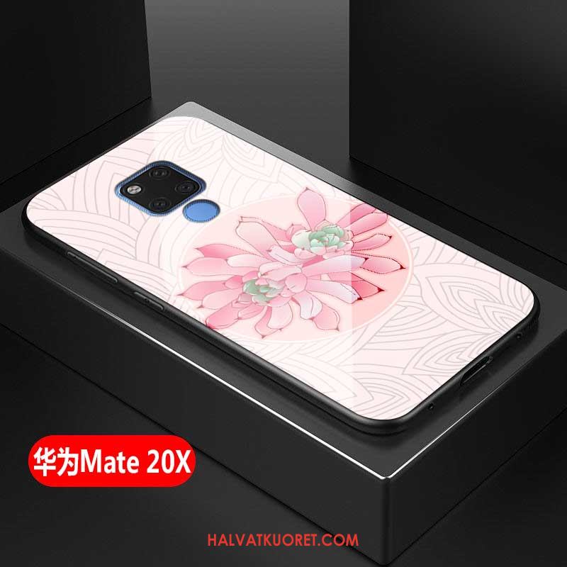 Huawei Mate 20 X Kuoret Karkaisu Silikoni Tila, Huawei Mate 20 X Kuori Persoonallisuus Kova