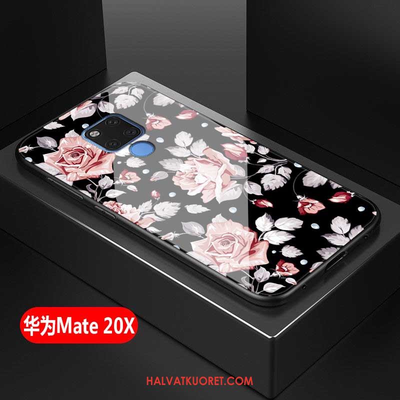 Huawei Mate 20 X Kuoret Karkaisu Silikoni Tila, Huawei Mate 20 X Kuori Persoonallisuus Kova