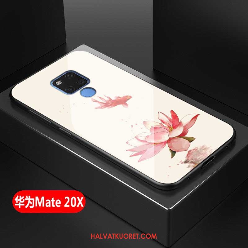 Huawei Mate 20 X Kuoret Karkaisu Silikoni Tila, Huawei Mate 20 X Kuori Persoonallisuus Kova