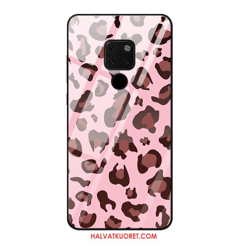 Huawei Mate 20 X Kuoret Keltainen Karkaisu Leopardi, Huawei Mate 20 X Kuori Lasi