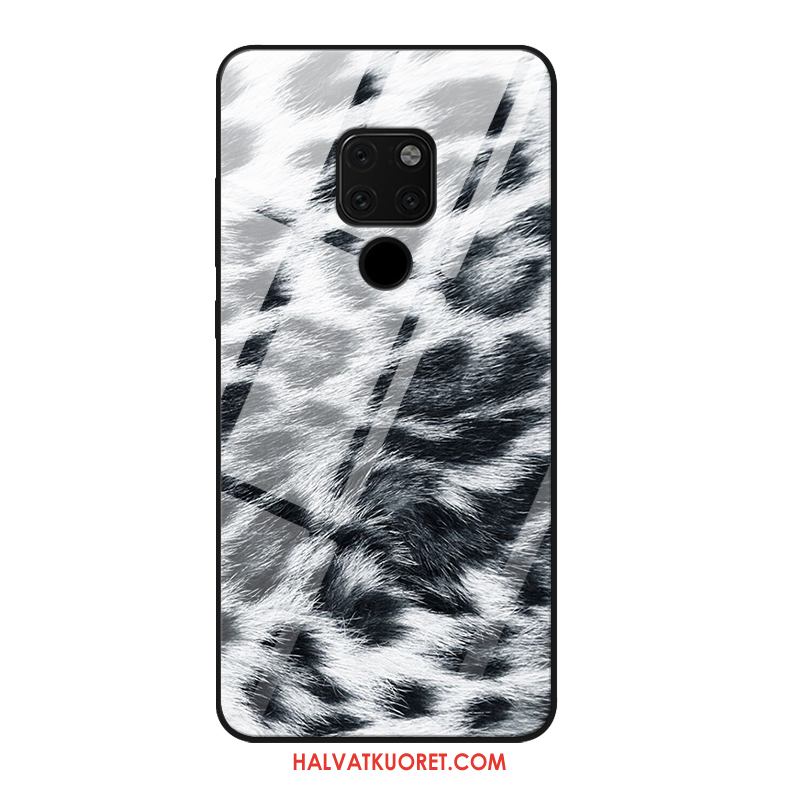 Huawei Mate 20 X Kuoret Keltainen Karkaisu Leopardi, Huawei Mate 20 X Kuori Lasi