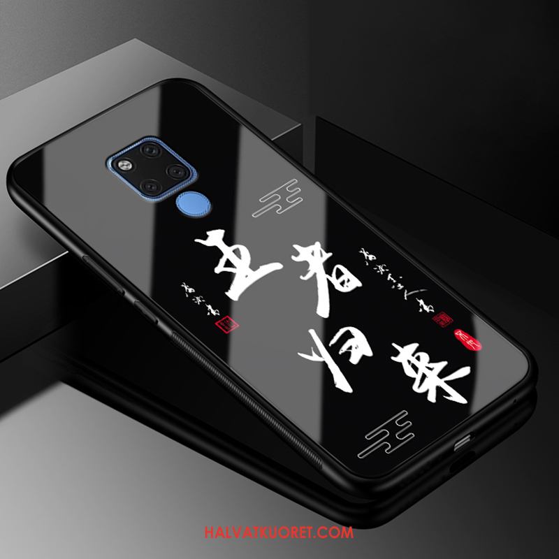 Huawei Mate 20 X Kuoret Musta Kova Kotelo, Huawei Mate 20 X Kuori Suojaus Murtumaton