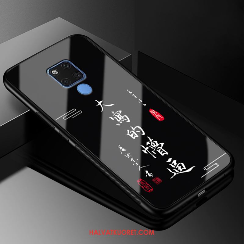 Huawei Mate 20 X Kuoret Musta Kova Kotelo, Huawei Mate 20 X Kuori Suojaus Murtumaton