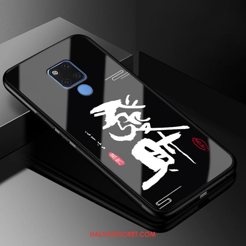 Huawei Mate 20 X Kuoret Musta Kova Kotelo, Huawei Mate 20 X Kuori Suojaus Murtumaton