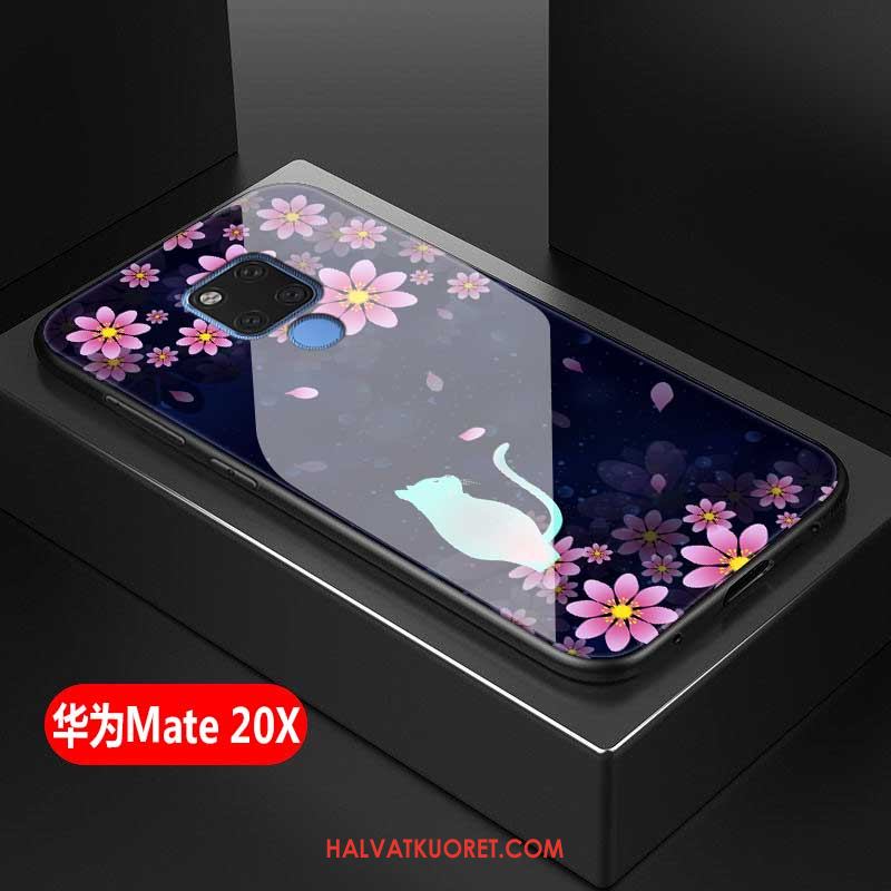 Huawei Mate 20 X Kuoret Silikoni Lasi Kustannukset, Huawei Mate 20 X Kuori Persoonallisuus Pehmeä Neste