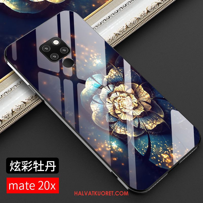 Huawei Mate 20 X Kuoret Suojaus Silikoni Ylellisyys, Huawei Mate 20 X Kuori All Inclusive Net Red