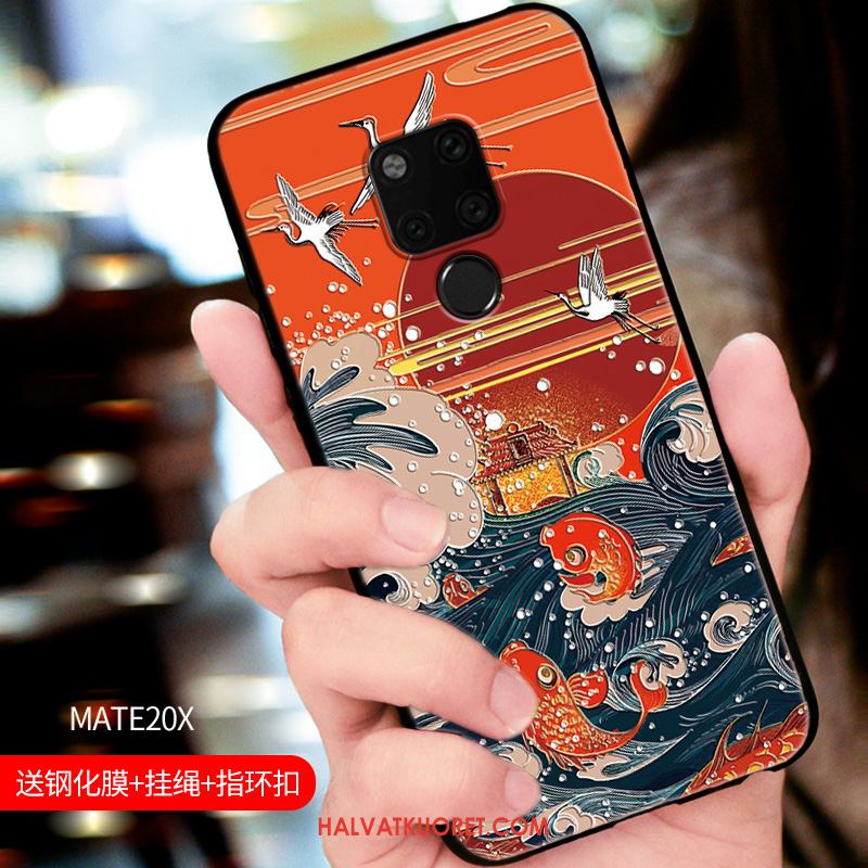 Huawei Mate 20 X Kuoret Uusi Pesty Suede Ripustettavat Koristeet, Huawei Mate 20 X Kuori Puhelimen All Inclusive