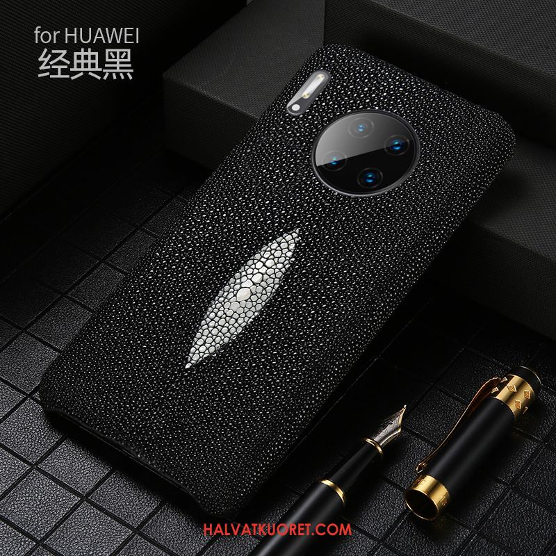 Huawei Mate 30 Kuoret Kotelo Aito Nahka Liiketoiminta, Huawei Mate 30 Kuori Classic Muokata