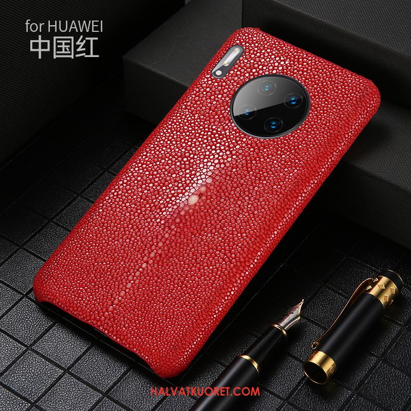 Huawei Mate 30 Kuoret Kotelo Aito Nahka Liiketoiminta, Huawei Mate 30 Kuori Classic Muokata