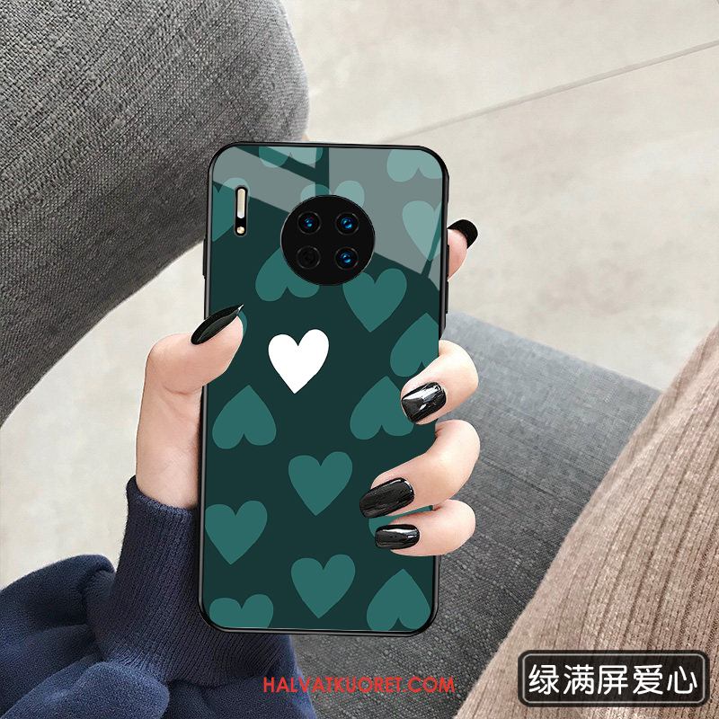 Huawei Mate 30 Kuoret Peili Ihana Yksinkertainen, Huawei Mate 30 Kuori Pieni Lasi