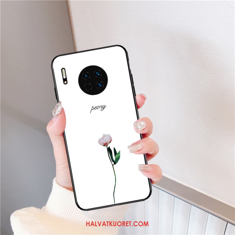 Huawei Mate 30 Kuoret Peili Ihana Yksinkertainen, Huawei Mate 30 Kuori Pieni Lasi