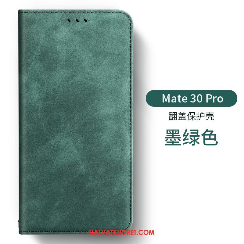 Huawei Mate 30 Pro Kuoret All Inclusive Pehmeä Neste Nahka, Huawei Mate 30 Pro Kuori Puhelimen