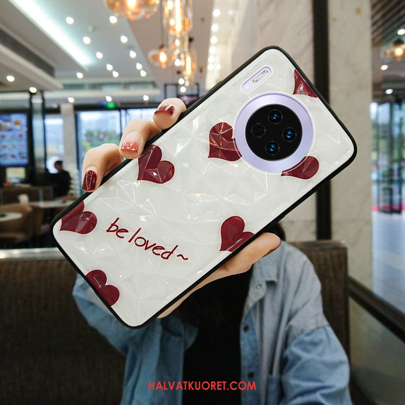 Huawei Mate 30 Pro Kuoret Luova Silikoni All Inclusive, Huawei Mate 30 Pro Kuori Puhelimen Net Red