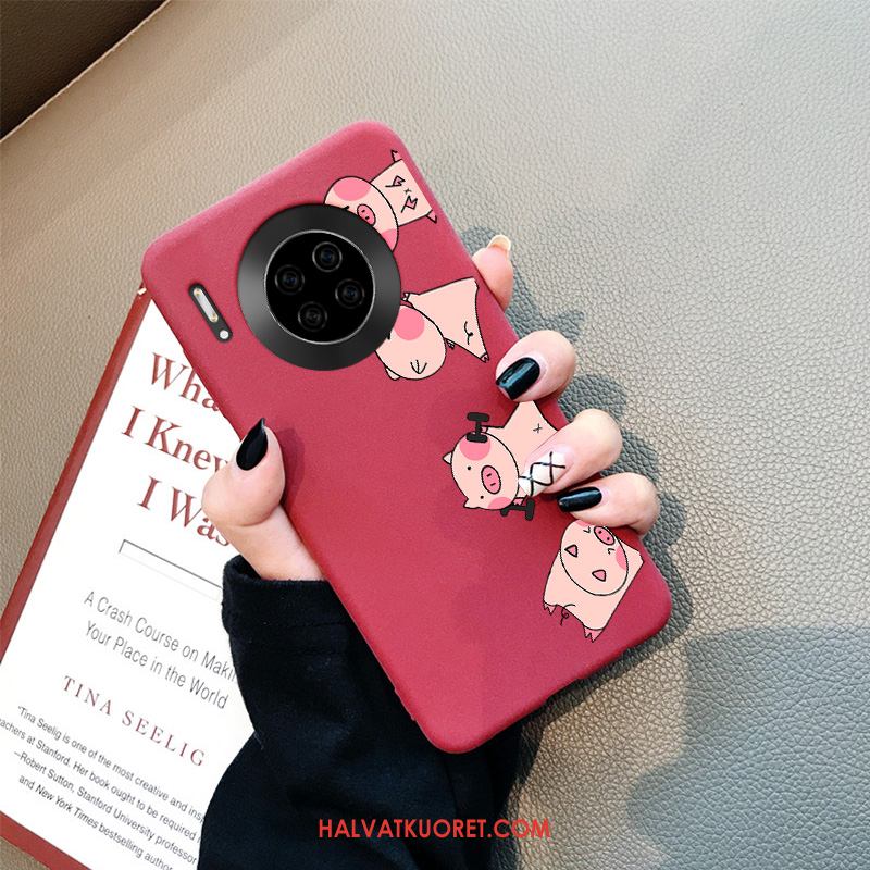 Huawei Mate 30 Pro Kuoret Murtumaton Suojaus Net Red, Huawei Mate 30 Pro Kuori Pieni Harmaa