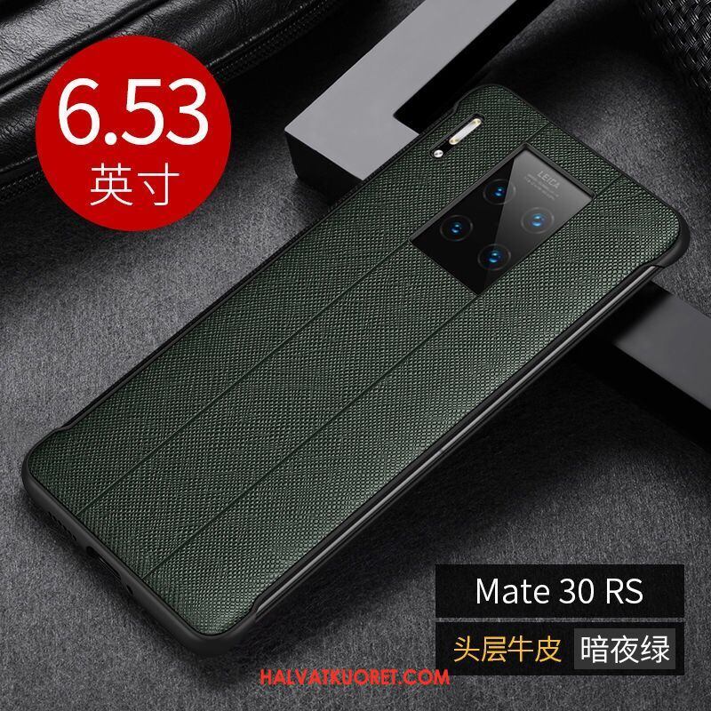 Huawei Mate 30 Rs Kuoret Nahkakotelo Pehmeä Neste Puhelimen, Huawei Mate 30 Rs Kuori Aito Nahka