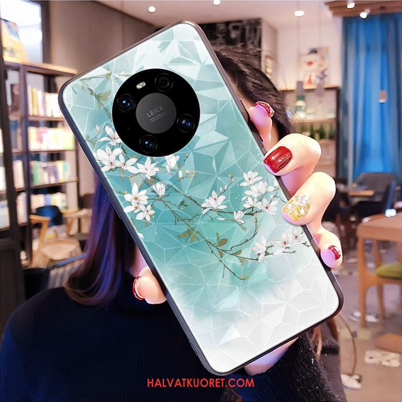 Huawei Mate 40 Kuoret Yksinkertainen Taide, Huawei Mate 40 Kuori Kotelo Sininen