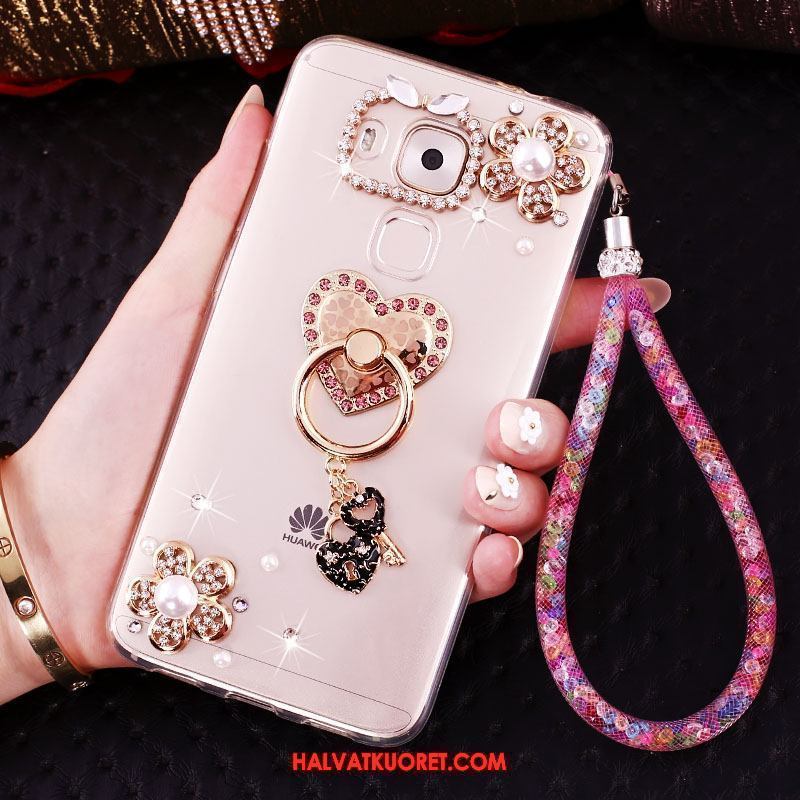 Huawei Mate 8 Kuoret Rhinestone Inlay Kotelo Läpinäkyvä, Huawei Mate 8 Kuori Puhelimen