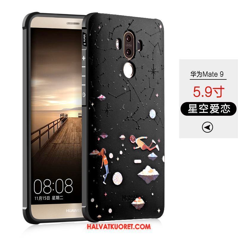 Huawei Mate 9 Kuoret Murtumaton Kohokuviointi Suojaus, Huawei Mate 9 Kuori Silikoni Puhelimen