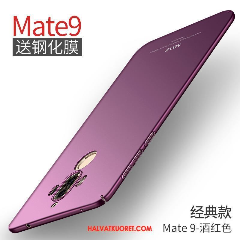 Huawei Mate 9 Kuoret Punainen Pesty Suede Suojaus, Huawei Mate 9 Kuori Murtumaton Puhelimen