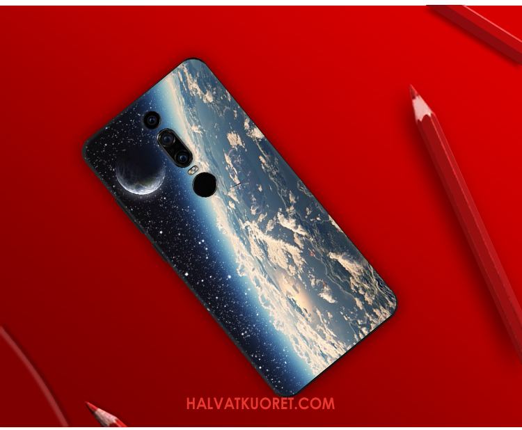 Huawei Mate Rs Kuoret Luova Silikoni Musta, Huawei Mate Rs Kuori Murtumaton Suojaus