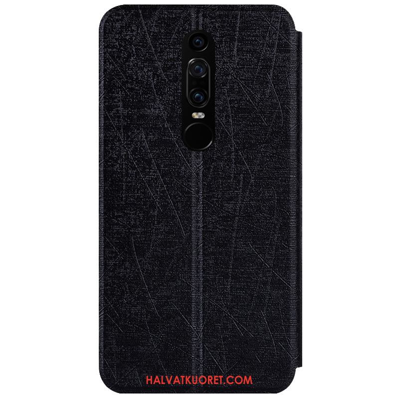 Huawei Mate Rs Kuoret Punainen Murtumaton Nahkakotelo, Huawei Mate Rs Kuori Suojaus Champagner Farbe