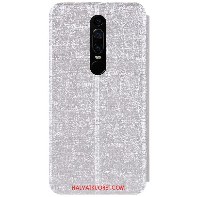 Huawei Mate Rs Kuoret Punainen Murtumaton Nahkakotelo, Huawei Mate Rs Kuori Suojaus Champagner Farbe