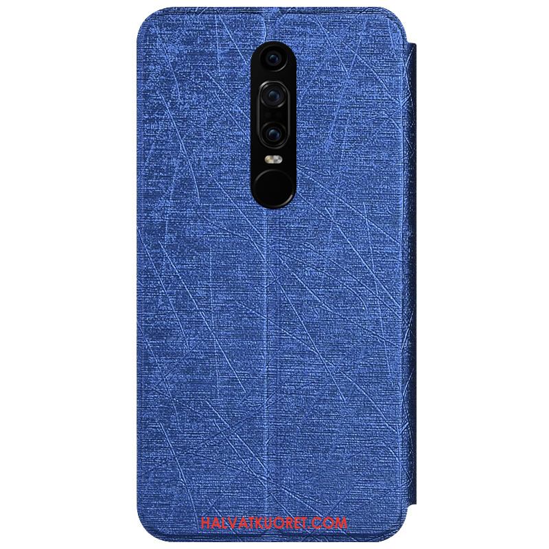 Huawei Mate Rs Kuoret Punainen Murtumaton Nahkakotelo, Huawei Mate Rs Kuori Suojaus Champagner Farbe