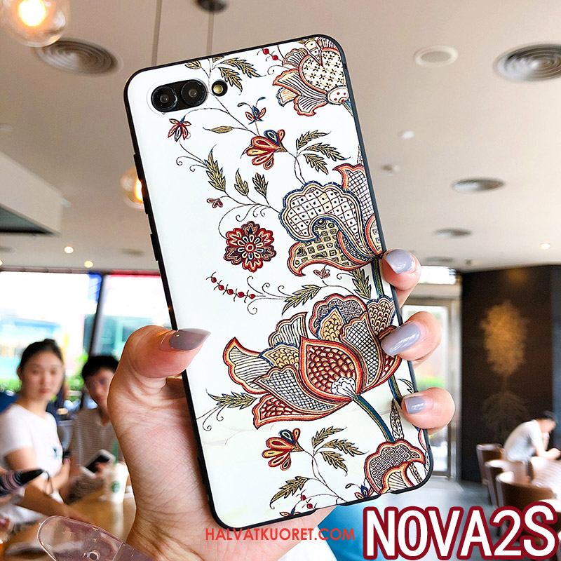 Huawei Nova 2s Kuoret Rengas Puhelimen Suojaus, Huawei Nova 2s Kuori Tide-brändi Sininen