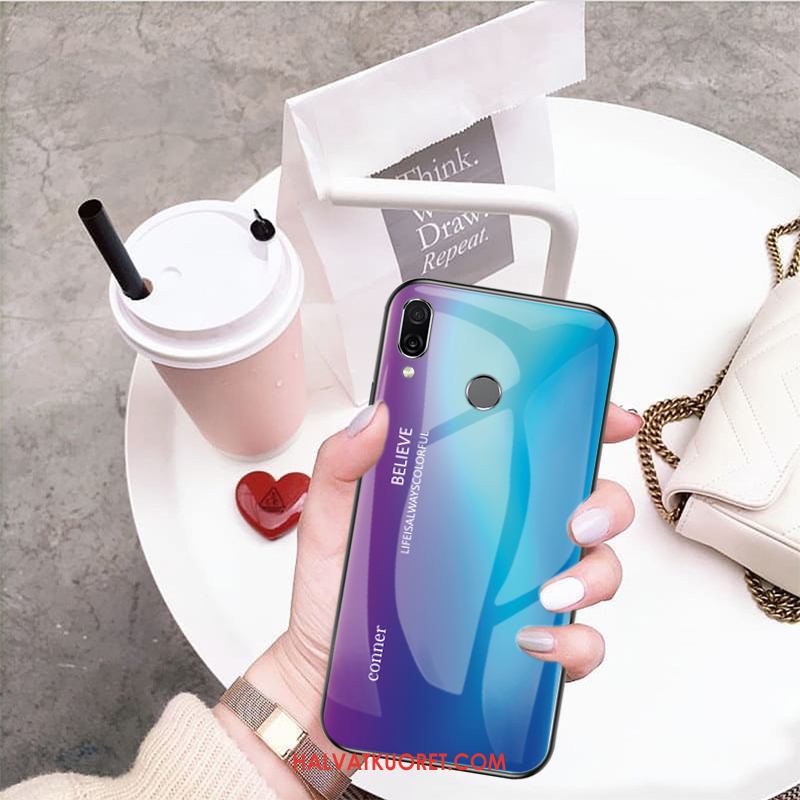 Huawei Nova 3 Kuoret All Inclusive Violetti Tide-brändi, Huawei Nova 3 Kuori Ripustettavat Koristeet Lasi