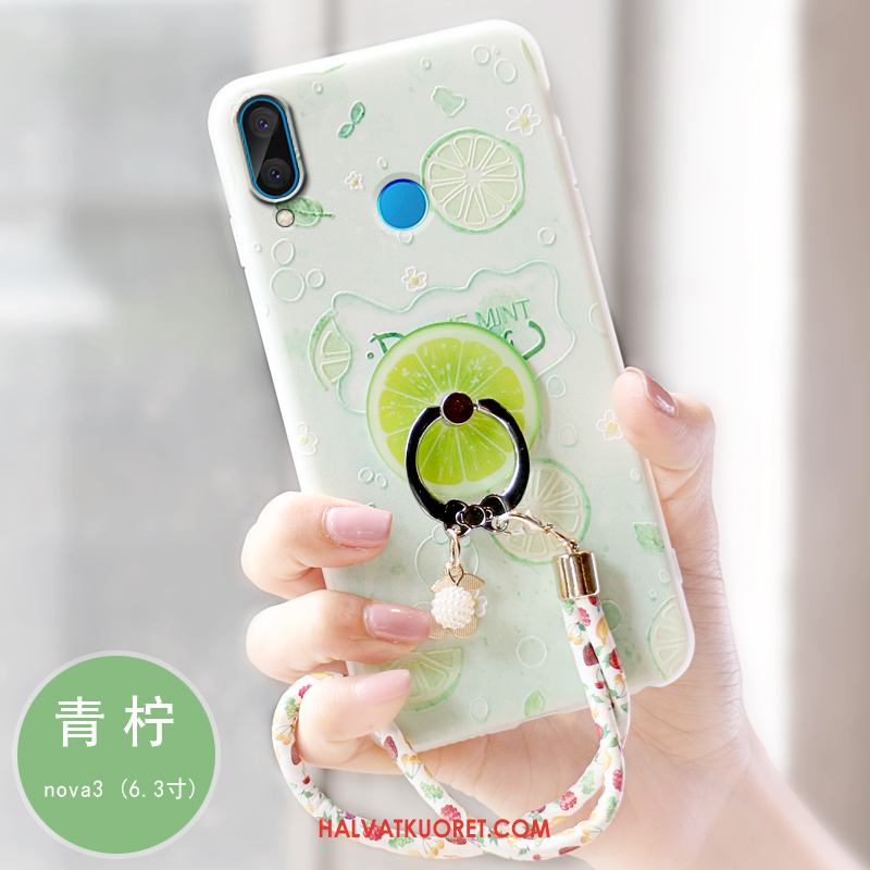 Huawei Nova 3 Kuoret Luova Pesty Suede Murtumaton, Huawei Nova 3 Kuori Puhelimen