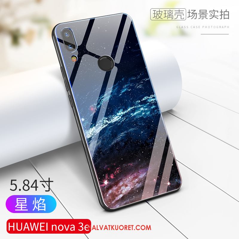 Huawei Nova 3e Kuoret All Inclusive Sininen Kova, Huawei Nova 3e Kuori Persoonallisuus Puhelimen